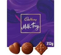 Cadbury Caja de chocolate con bandeja de leche, surtido de chocolates con leche, set de regalo para cumpleaños, aniversarios y ocasiones especiales, 360 g (paquete de 1)