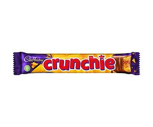 Cadbury Crunchie, Barrita de Chocolate con Leche, Sabor Cremoso y Crujiente, 40 g