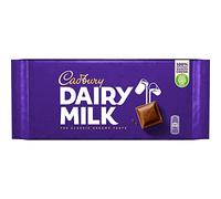 Cadbury Dairy Milk Chocolate con leche cremosa chocolate con leche, delicioso dulces con sabor dulce y de cuerpo completo, 180 g