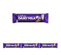 Cadbury Dairy Milk, Clásica Barrita De Chocolate Con Leche Cadbury, 1 x 45 g (Paquete de 4)