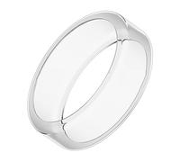 cadciehe Funda de Anillo Compatible con Protector Oura, Silicona para Oura Gen 3, Funda elástica Antideslizante Trabajo, tamaño Universal, Inteligente fácil Transparente S para 6/7/8/9/10