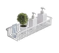 Caddio de esquina Caddy estante de baño de aluminio estantes flotantes cosméticos cesta de almacenamiento de champú toalla de toalla de toalla estantes de cocina colgantes bandeja bandeja de especie