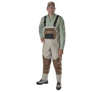 Caddis Wading Systems Delxe Transpirable vadeador, Unisex Adulto, Gris Pardo 2 Tonos, 64 Short