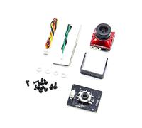Caddx Ratel 2 FPV Ratel2 Cámara Lente de 2,1 mm 16:9/4:3 NTSC/PAL Conmutable Super WDR para FPV Racing Drone RC Modelo Rojo