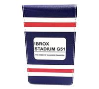 Caddy Club The Rangers - Soporte para tarjetas de puntuación de golf y funda para libro de yardas, piel sintética de alta calidad, soporte para lápices, hecho a mano, se adapta a todas las tarjetas de