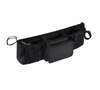 Caddy para cochecito - 60 x 20 x 10 cm (480 g) Material impermeable | Bolsa organizador de cochecito doble, soporte de almacenamiento compacto y ligero, necesidades para padres y bebés, viajes al aire