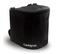 Caddycan Auto - Cubo de basura para automóvil con tapa | Cubo de basura compacto y duradero multiusos y organizador para coche, viajes, aventuras | Bolsillos de utilidad y 100% a prueba de fugas |