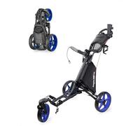 Caddytek CaddyLite One Carro de Empuje para Golf, 3 Ruedas, Rueda Delantera giratoria 360°, Plegable con un Solo Clic, Ligero, asa Ajustable
