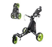 Caddytek CaddyLite One Carro de Empuje para Golf, 3 Ruedas, Rueda Delantera giratoria 360°, Plegable con un Solo Clic, Ligero, asa Ajustable