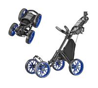 CaddyTek Carrito de Golf CaddyCruiser One Version 8, 4 Ruedas, Plegable con 1 Clic, Ligero, Compacto, fácil de Abrir y almacenar