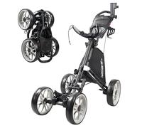 Caddytek Carrito de Golf CaddyCruiser One Version 8, 4 Ruedas, Plegable con 1 Clic, Ligero, Compacto, fácil de Abrir y almacenar