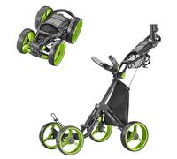 Caddytek Explorer V8 Carrito de Golf de 4 Ruedas, Compacto, Ligero, Cerrado y Plegable, Lima