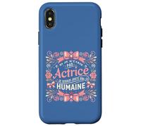 Cadeau Actrice Femme Fille Carcasa para iPhone X/XS