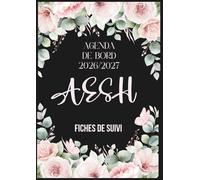 Cadeau AESH - Agenda de Bord AESH 2026 2027: Organiseur, Planificateur Semainier, Calendrier et Vacances Scolaire, 50 Fiches de suivi des élèves | Format A4.