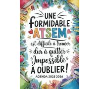 Cadeau Atsem: AGENDA 2025 2026 | Joli Planificateur Semainier Personnalisé Pour Les Maitresses