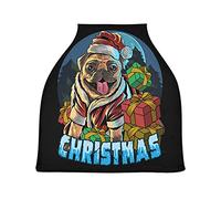 Cadeau De Père Noël Chien Carlin Cubierta de Lactancia Materna Asiento de Bebé Cubierta de Cochecito Transpirable Carros de La Compra Cubierta para Niños Niñas