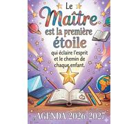 Cadeau maître d’école fin d’année: Agenda 2026-2027 | Planificateur semainier - Une semaine sur 2 pages