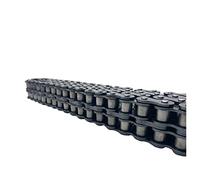 Cadena, 1 cadena de rodillos de acero 45 cadena de transmisión industrial(10a Single row 1.5 m)