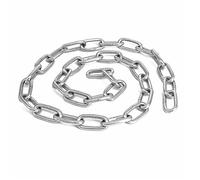 Cadena Acero Inoxidable Cadena for mascotas de acero inoxidable 304, anillo accionamiento for perros, tendedero for exteriores, correa actividad for elevación oscilante para Cerca(1.5mm,1m Length)