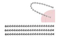 Cadena anal de acero inoxidable, cuentas anales extralargas de 32 cm, tapón anal, consolador anal, tapón anal, expansor anal, ano SM, estimulación de próstata, masturbador, entrenador anal(L)