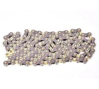 Cadena Bicicleta Cadena de cambio for bicicleta montaña y carretera, hueca, ultraligera, dorada, 251 g, 8, 9, 10, 11 12 velocidades(S12L 12 speed)