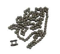 Cadena Cadena T8F 25H con eslabón maestro de repuesto, apta para minimotos, quads, ATV, 47 cc, 49 cc, minimotos, 98 eslabones, 138 eslabones, 148 eslabones. Cadena Moto(25H 138 links)