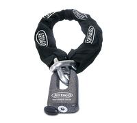 Artago 69T120 Cadena Antirrobo Moto Pesada + Mini U,Maxima Seguridad Homologada SRA, Sold Secure Gold, ø15mm 120cm, Candado Mini U Acero Forjado MONOBLOK, Máxima Seguridad Testada, BUNKER SELECTION