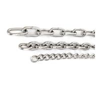 cadena colgante de acero inoxidable, Cadena de acero inoxidable 304, 1 metro,2-10mm, columpio colgante soldado, línea ropa for mascotas(Long Loop,4.0mm)