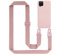 Cadena Collar para Samsung Galaxy A12 / M12 Funda Estuche Cordón ajustable