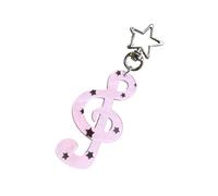 Cadena con tema de música creativa, accesorios de joyería, diseño ligero, decoración colgante para el uso diario o como regalo, フリーサイズ