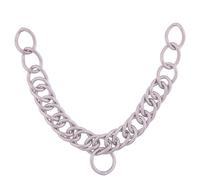 Cadena de 24 anillos de acero inoxidable para caballos BR Equitation 22 cm