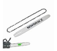 Cadena de 40,6 cm y 40,6 cm. Paso de barra guía: perfil bajo de 3/8 pulgadas, cadena de repuesto para motosierras eléctricas, calibre de 0.50 pulgadas