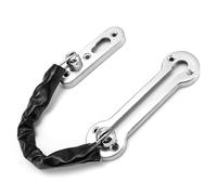 Cadena de acero inoxidable para puertas, Cerradura de cadena interior acero inoxidable con placa y cerrojo