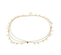 Cadena de aleación para la cabeza, cadena de lentejuelas doradas, cadenas de pelo de novia multicapa, joyería de para niñas, accesorios para el cabello bohemios, tocado de lentejuelas para