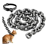 Cadena de amarre para cachorros, correa de hierro de imitación resistente, cuerda de control versátil para mascotas, accesorio necesario para la seguridad de y perros, perfecta para interiores