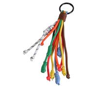 Cadena de arco iris vívida de la cadena del arco iris, accesorios tejidos portátiles tejidos, adornos para cartera