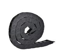 Cadena de arrastre abierta tipo puente 10x10 10x11 10x15 10x20 10x30 15x30 L1m portacables con extremos(R28,10x11 open)