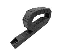 Cadena de arrastre de 1 metro serie 25, soporte de Cable, canal cerrado y abierto en ambos lados, piezas de transmisión CNC, línea de remolque(R55,25x77 mm)