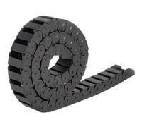 Cadena de arrastre de apertura y cierre tipo puent 15x20 15x30 18x25 18x37 mm Tipo puente Cadena de arrastre transmisión línea remolque plástico sin apertura(48mm,15x30 mm)