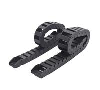 Cadena de arrastre de apertura y cierre tipo puent Cadena de arrastre transmisión cable remolque plástico, sin apertura, tipo puente, 15x20, 15x30, 18x25, 18x37 mm(48mm,15x20 mm)