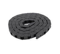 Cadena de arrastre de cable de nylon de puente negro 7 x 7 mm para impresora 3D Máquina herramienta CNC, Maquinaria de piedra, Maquinaria de vidrio
