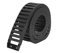 Cadena de Arrastre de Nailon de 3.3 ft de Longitud, Cadena transportadora de Cables PA66, Material de Nailon Reforzado con Conector Final, Cadena de Arrastre de Cable Negro