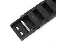 Cadena de arrastre del portacables, 1 metro de nylon Cadena de cable Accesorio para máquina de grabado de alambre 15 mm x 30 mm para cables flexibles y pequeñas mangueras hidráulicas o
