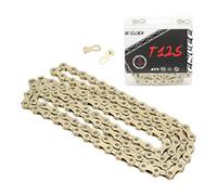 Cadena de bicicleta 12 velocidades 116 eslabones Cadena de bicicleta de montaña compacta de acero al carbono compacta a prueba de herrumbre para bicicletas de montaña