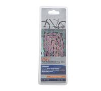 Cadena de Bicicleta Alta Resistencia, Acero Carbono 8 Velocidades, Diseño Colorido - Cambio Suave y Duradero, Compatible y