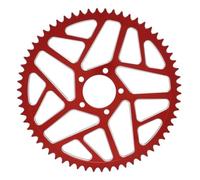 cadena de bicicleta, Chain Sprocket 58T 62T 7075 Aluminum Compatible with Lightbee S X X160 X260 Sting JFG(Red 58T)