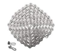 Cadena de Bicicleta de 10 velocidades, Bicicleta Cadena de Velocidad, Variable Cadena de Bicicleta de Montaña, Bike Chain, 1/2 x 11/128 Pulgadas 116 eslabones, para Bicicleta de Carretera, MTB