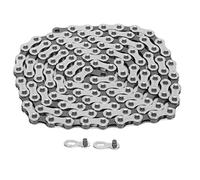 Cadena de bicicleta de 12 velocidades, acero, 126 eslabones; cadena para ciclismo de carretera y de montaña; cadena de velocidad variable con enganche rápido; cadena de alta
