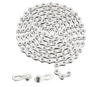 Cadena de bicicleta de 8, 11 y 12 velocidades, resistente a la corrosión, con recubrimiento electrolítico de colores for bicicletas de carretera y montaña, accesorios de color.(Single speed)