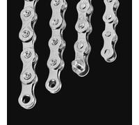 Cadena de bicicleta de aleación de acero de 6 a 11 velocidades para bicicletas de carretera MTB, eje interior reforzado, pasadores y rodillos, pedaleo suave, precortado, 114 o 116 eslabones (10